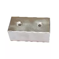 آهنربای نئودیمیوم بلوکی سوراخ دار 100x50x40