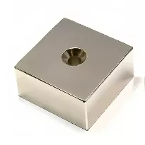 آهنربای نئودیمیوم بلوکی سوراخ دار 40x40x20