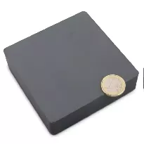 آهنربای فریت بلوکی 100x100x25