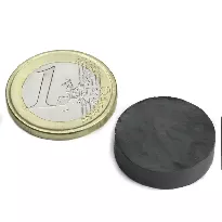 آهنربای فریت گرد 20x5
