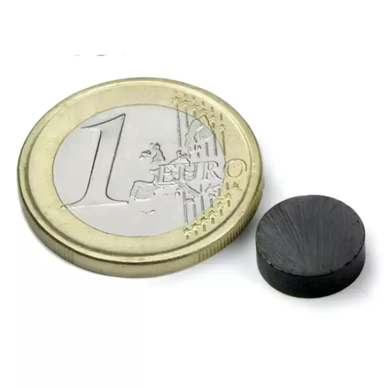 آهنربای فریت گرد دیسکی با ضخامت 3mm