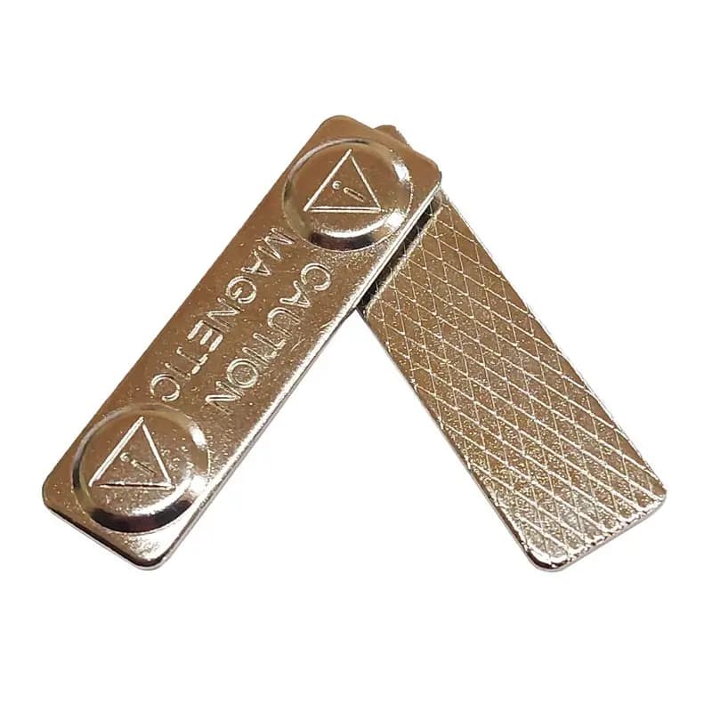 Steel magnet badge