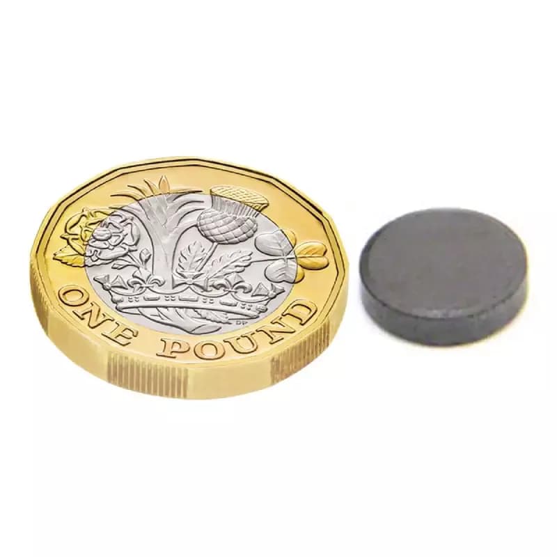 Ceramic round disc 12x3