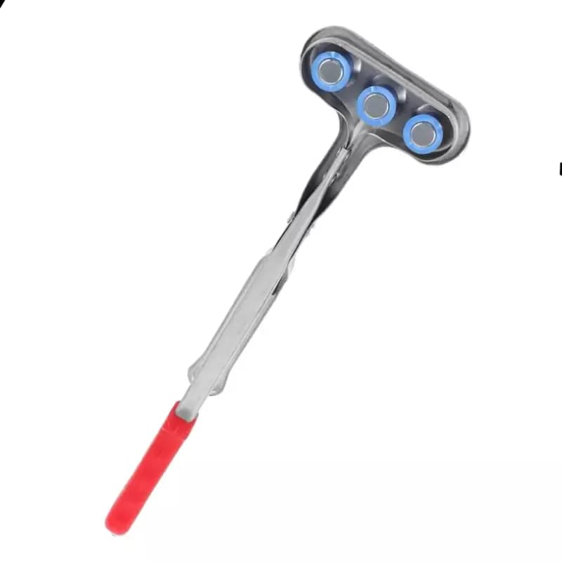 Three magnet magnetic pliers