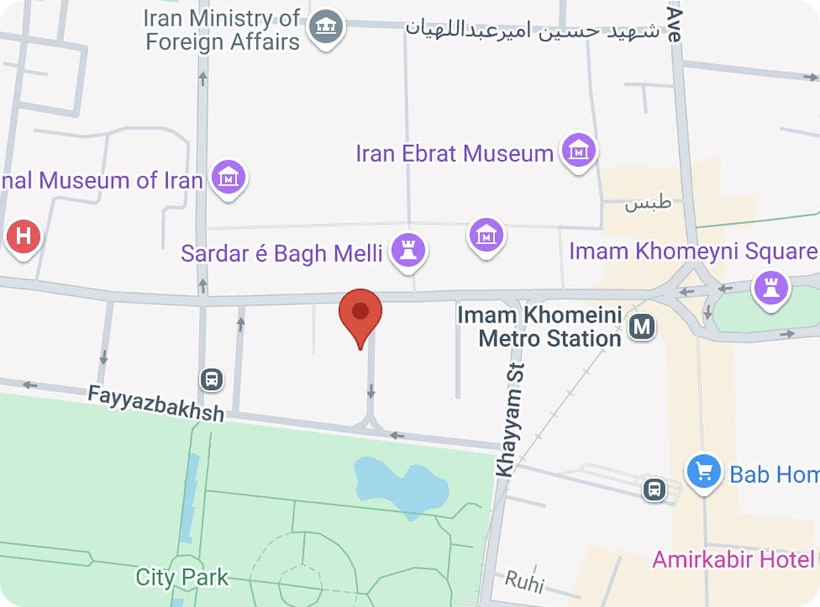 موقعیت مکانی تهران مگنت