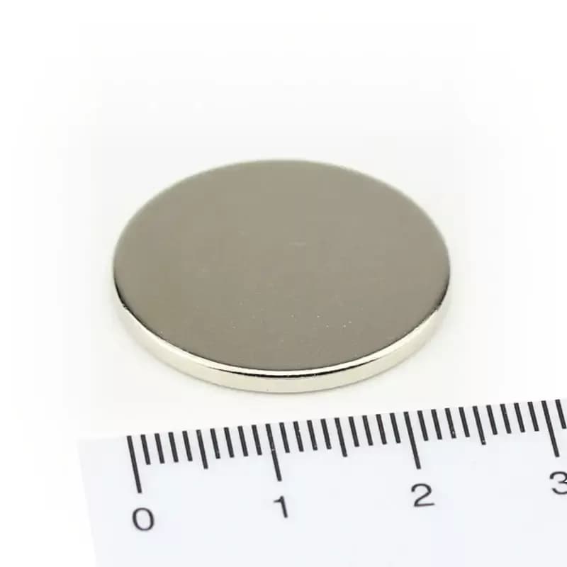 Neodymium round disc 25x2