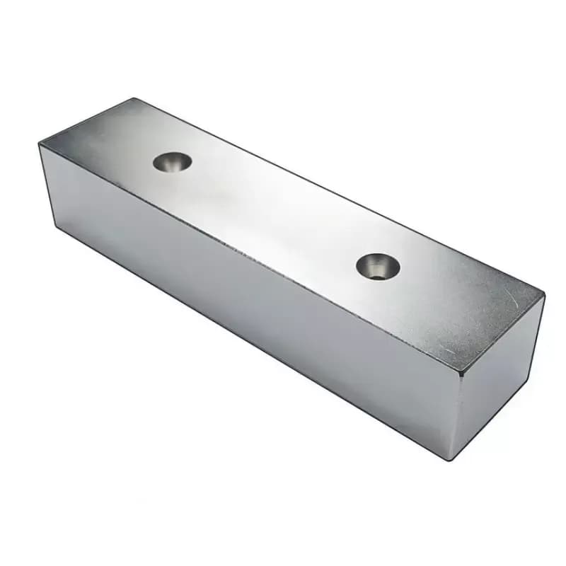 Perforated block neodymium 200x50x40